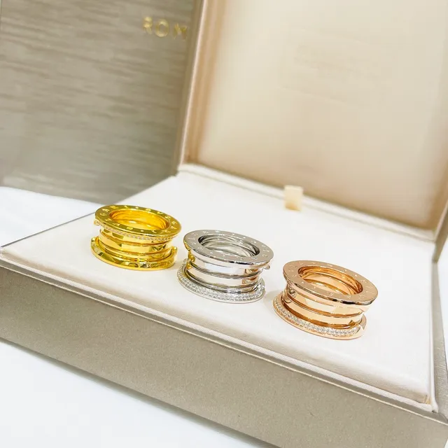 Bvlgari Tubogas خاتم الماس متعدد النطاق Pavé 5
