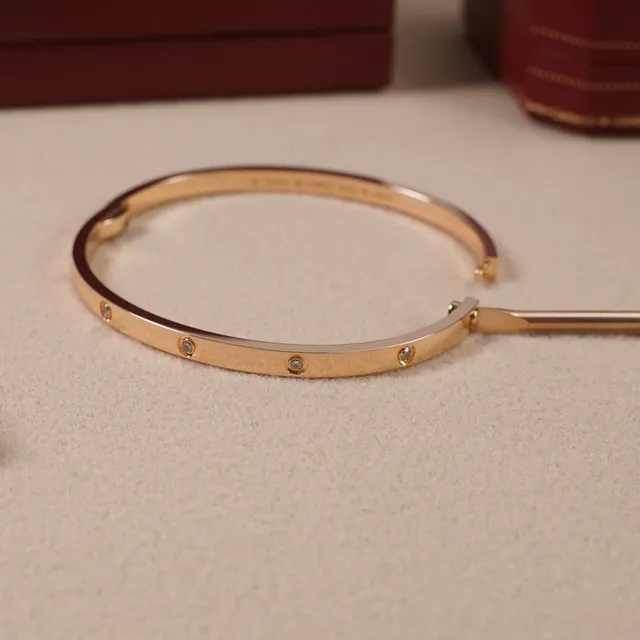 Cartier Juste un Clou Bracelet en Or avec Pierres Serties à la Bordure 5