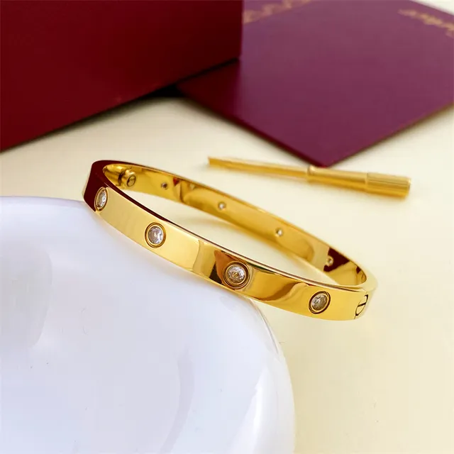 Cartier Love Bracelet Argent Or Jaune Or Rose Bracelets Empilables 2