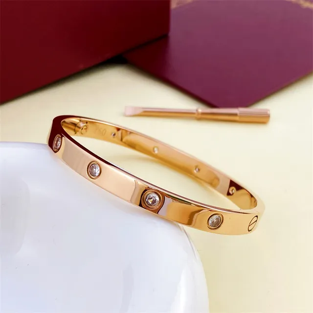 Cartier Love Bracelet Argent Or Jaune Or Rose Bracelets Empilables 3