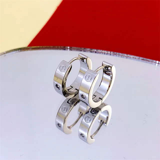 Cartier Love Rose Gold Screw-Motif Hinged Hoop Earrings 4