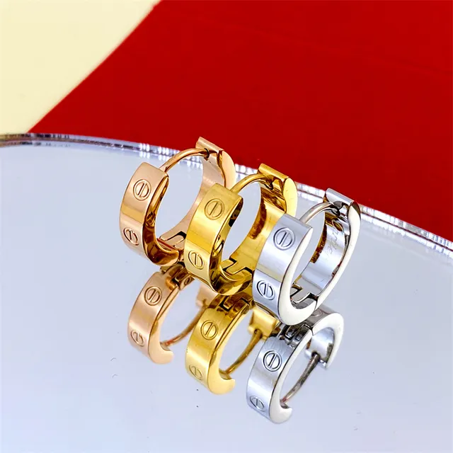 Cartier Love Rose Gold Screw-Motif Hinged Hoop Earrings 7