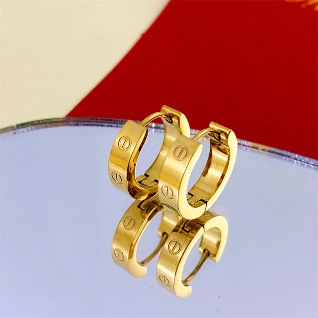 Cartier Love Rose Gold Screw-Motif Hinged Hoop Earrings 8