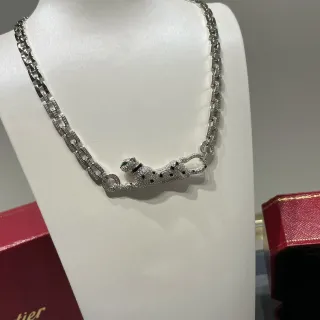 Cartier Panthère Pavé Diamond Panther Necklace