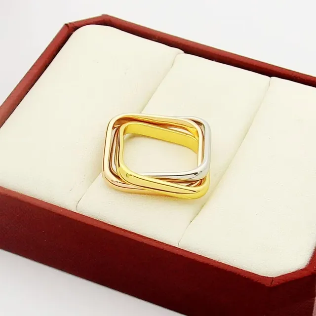 Cartier Trinity Interlocking Tri-Color Gold Ring 4
