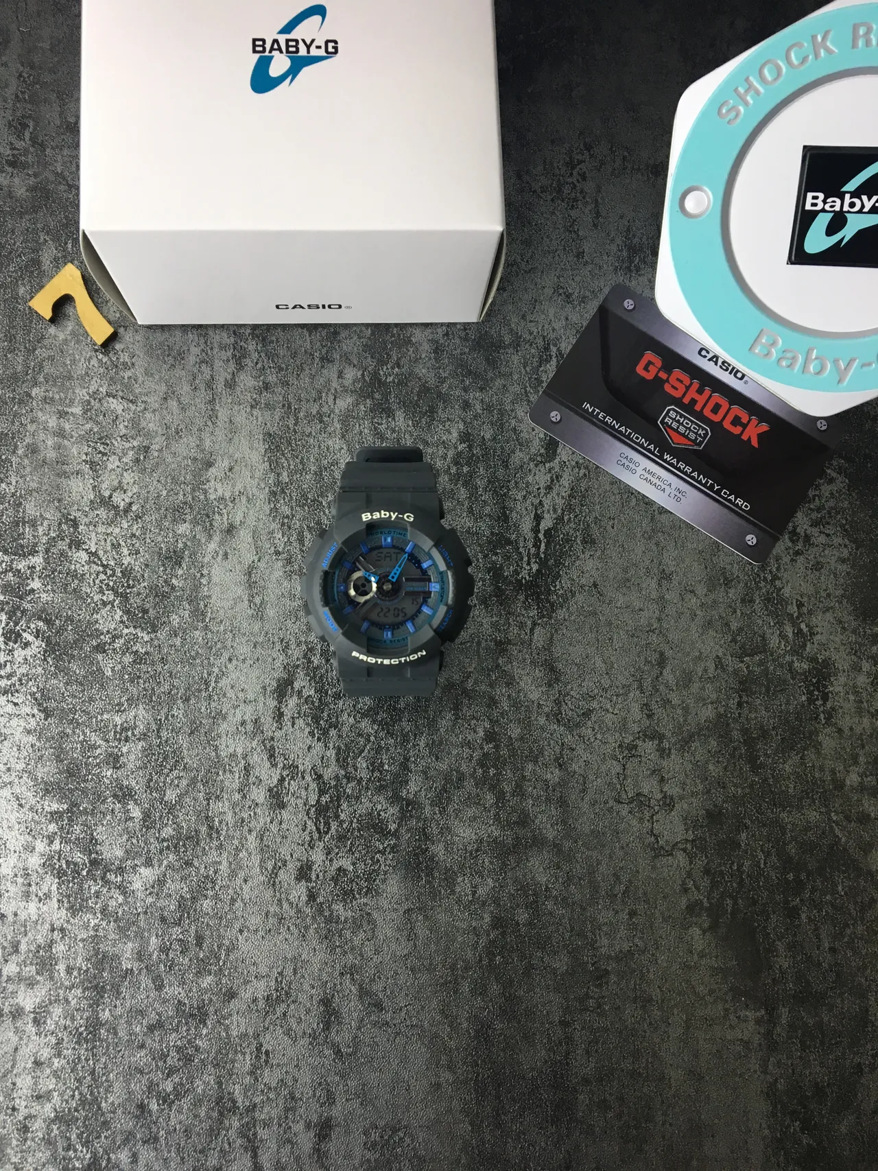 Casio Baby-G Relógio Desportivo Cinzento e Azul Analógico-Digital 2