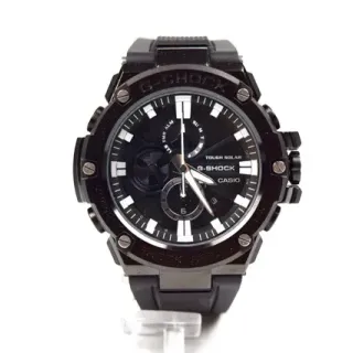 Casio Black White Robust Resin Construction Screw-Secured Bezel Watch
