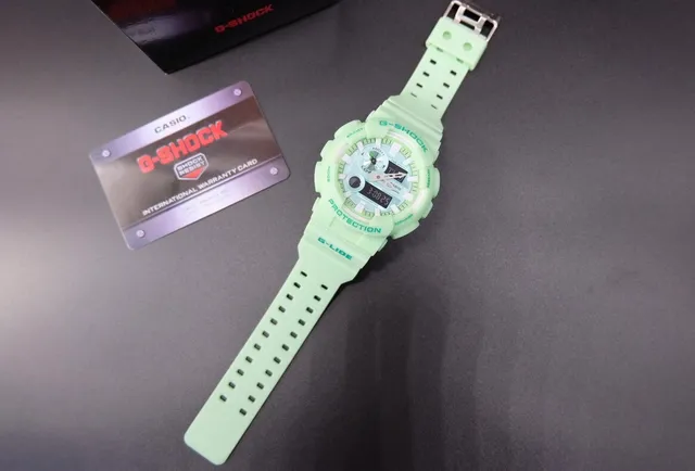 Casio G-Shock G-Lide मिंट ग्रीन एनालॉग-डिजिटल स्पोर्ट्स वॉच 3