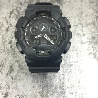 Casio G-Shock GA-100 Noir Montre Analogique-Digitale Sport