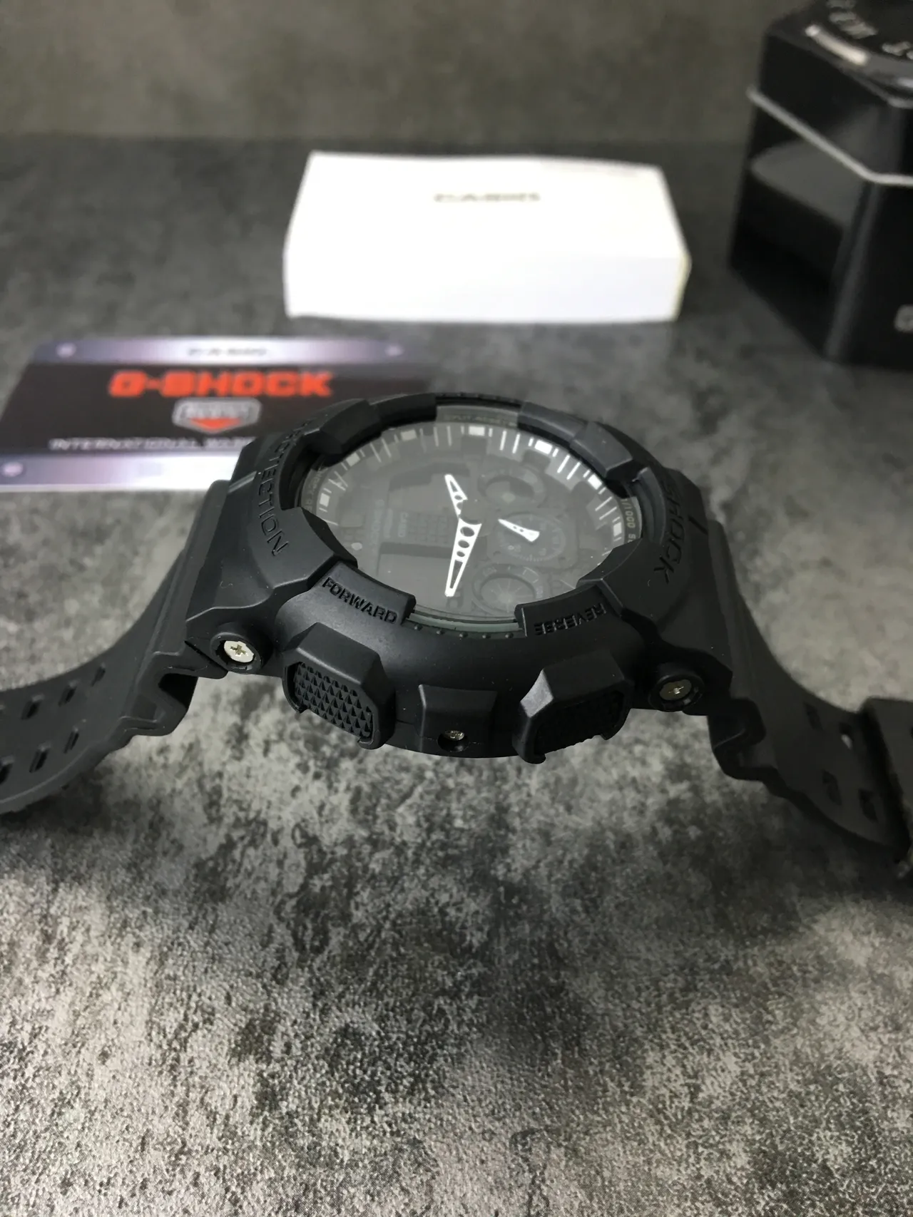 Casio G-Shock GA-100 Black Analog-Digital Sports Watch 4
