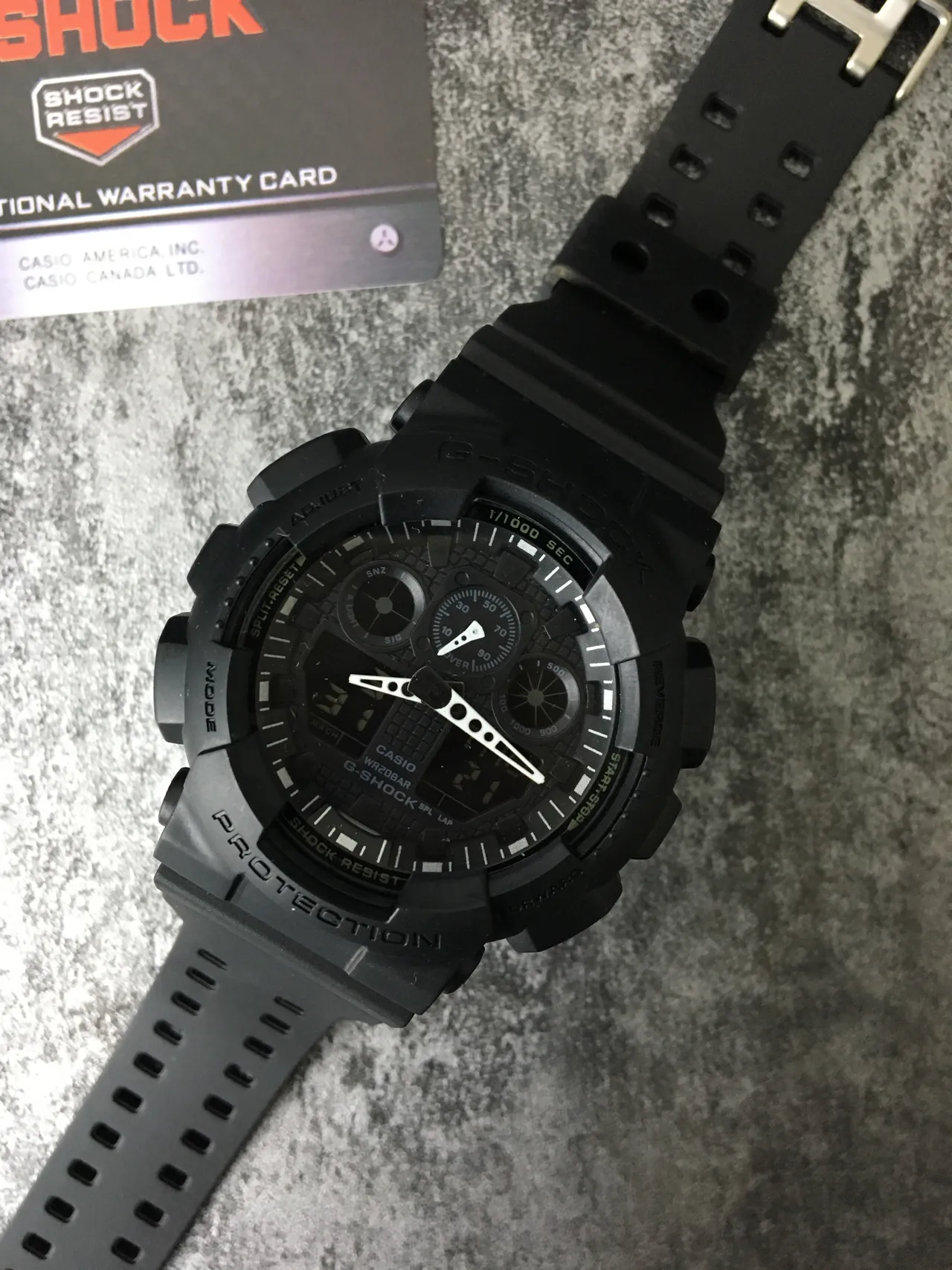 Casio G-Shock GA-100 Black Analog-Digital Sports Watch 5