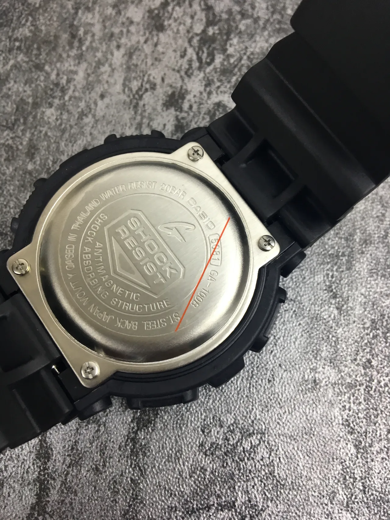 Casio G-Shock GA-100 Black Analog-Digital Sports Watch 8