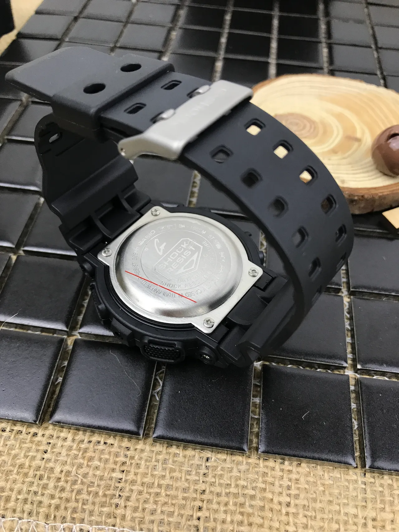 Casio G-Shock GA-100 Black Analog-Digital Sports Watch 9