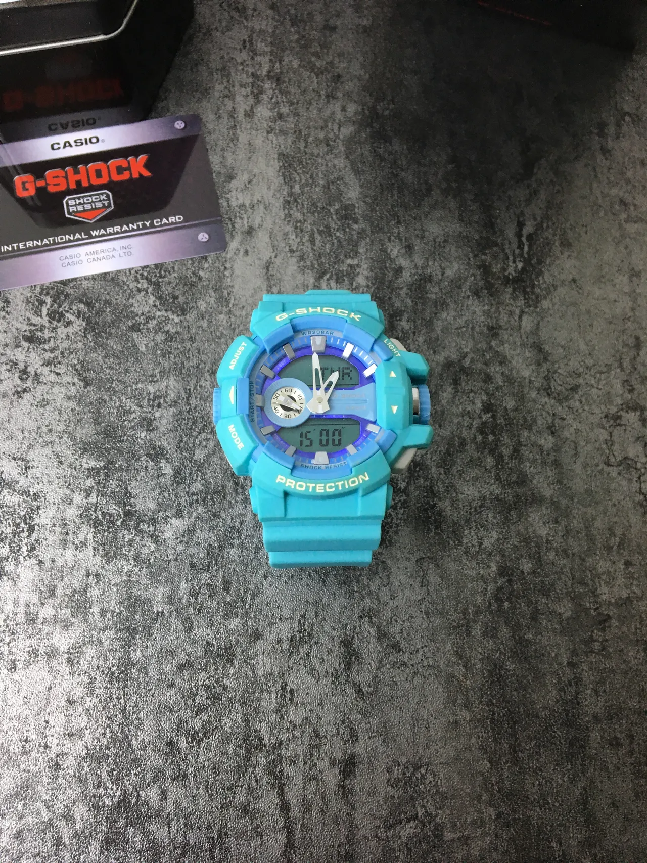 Casio G-Shock GA-100 Série Montre Sport en Résine Turquoise 3