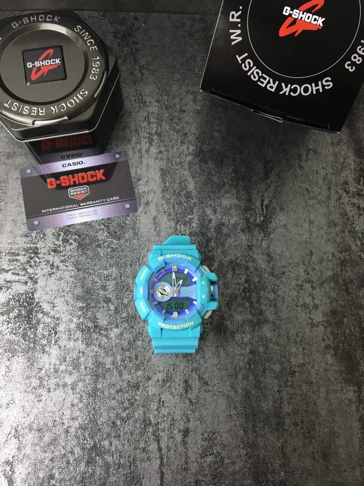 Casio G-Shock GA-100 Série Montre Sport en Résine Turquoise 4