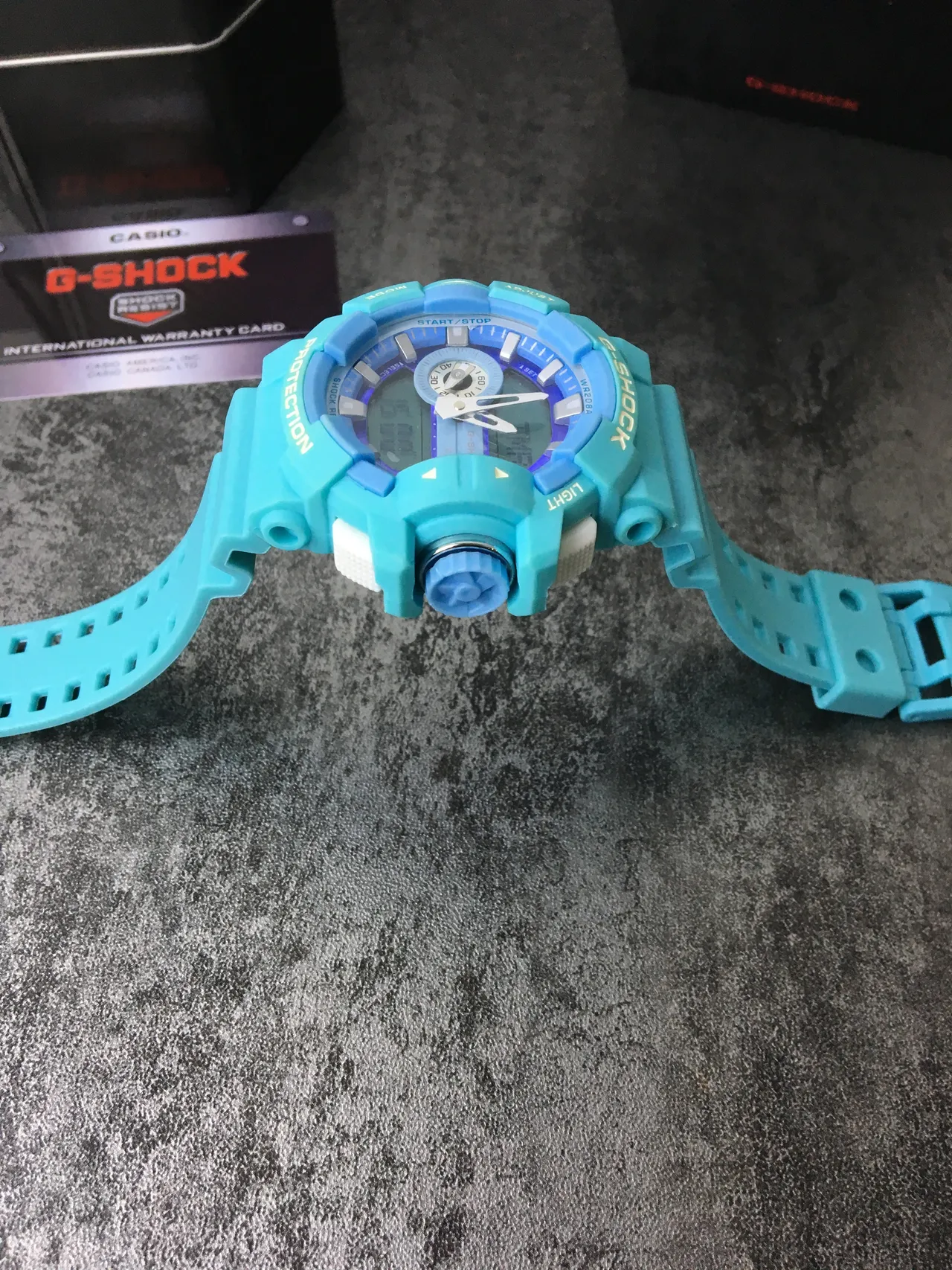 Casio G-Shock GA-100 Série Montre Sport en Résine Turquoise 6