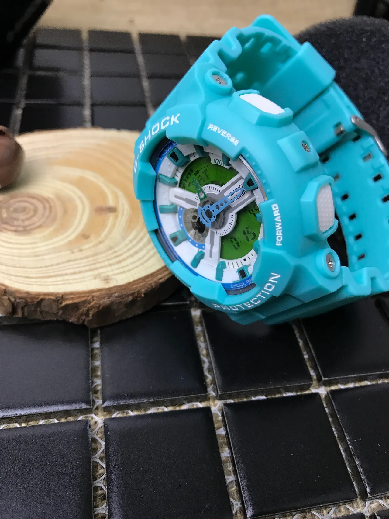 Casio G-Shock GA-100 Turquoise Sports Watch 16