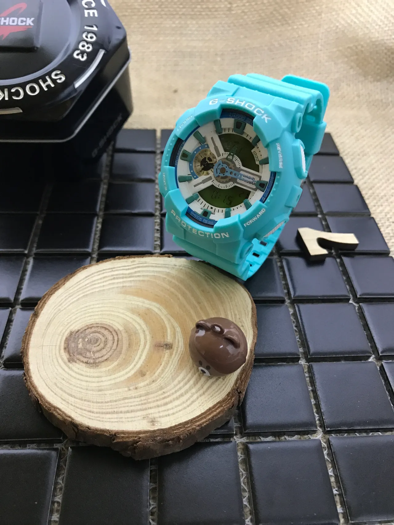 Casio G-Shock GA-100 Turquoise Sports Watch 17