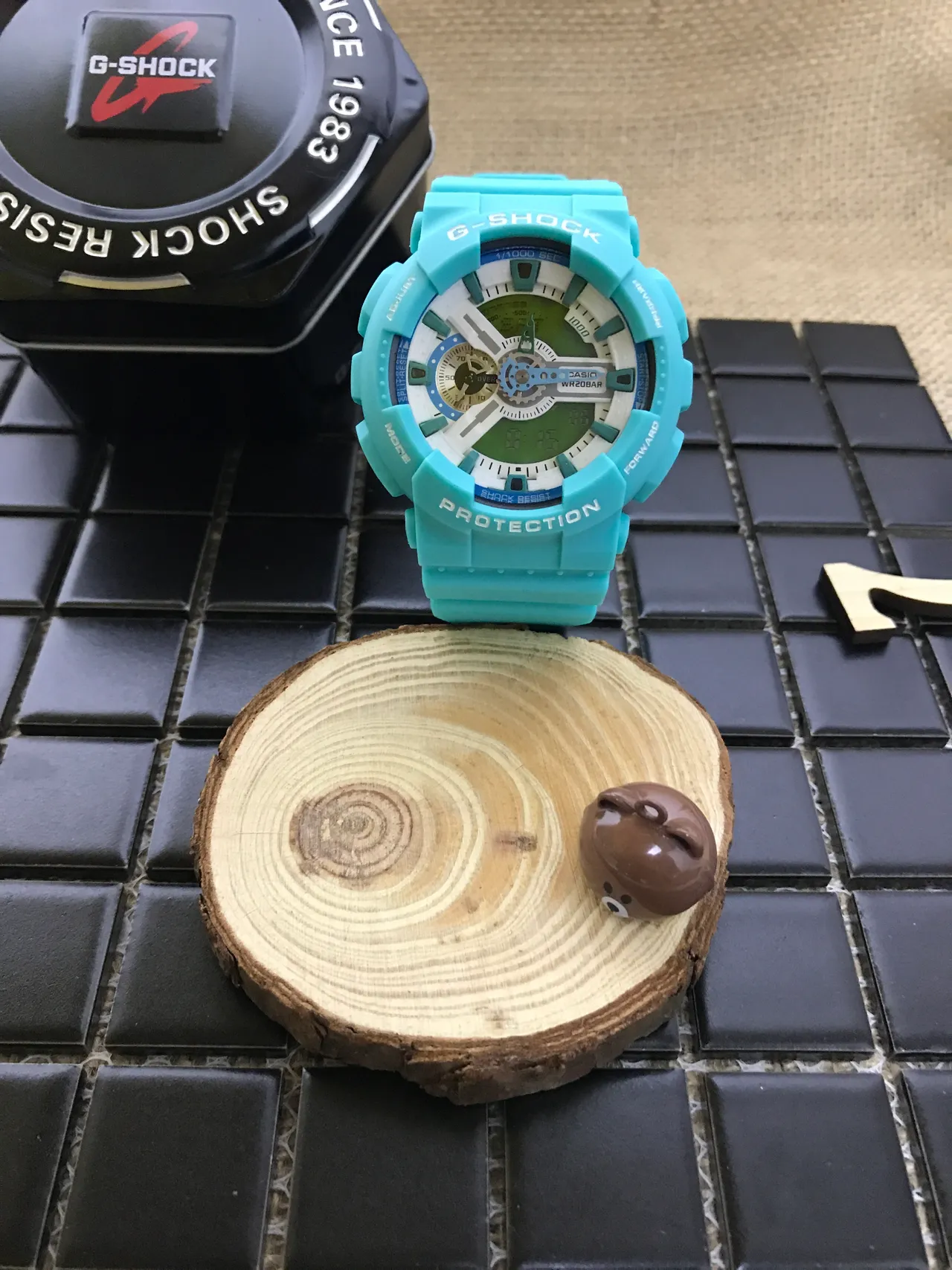 Casio G-Shock GA-100 Turquoise Sports Watch 18