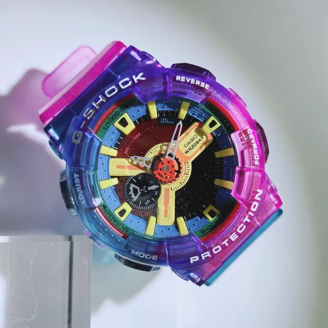 Casio G-Shock GA-110 Montre Sport Translucide Multicolore 1
