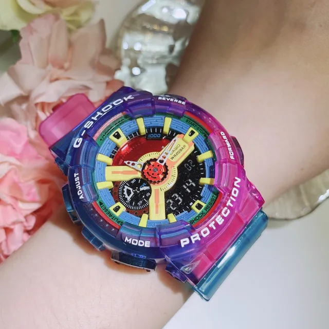 Casio G-Shock GA-110 Montre Sport Translucide Multicolore 6