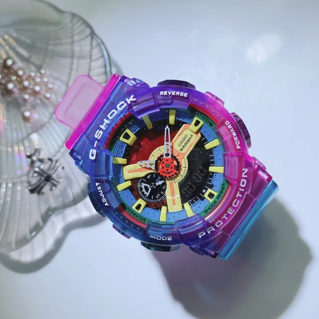 Casio G-Shock GA-110 Montre Sport Translucide Multicolore 7
