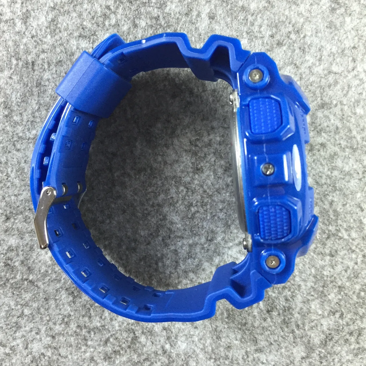 Casio G-Shock GA-110 Translucent Blue Lime Green Sports Watch 10