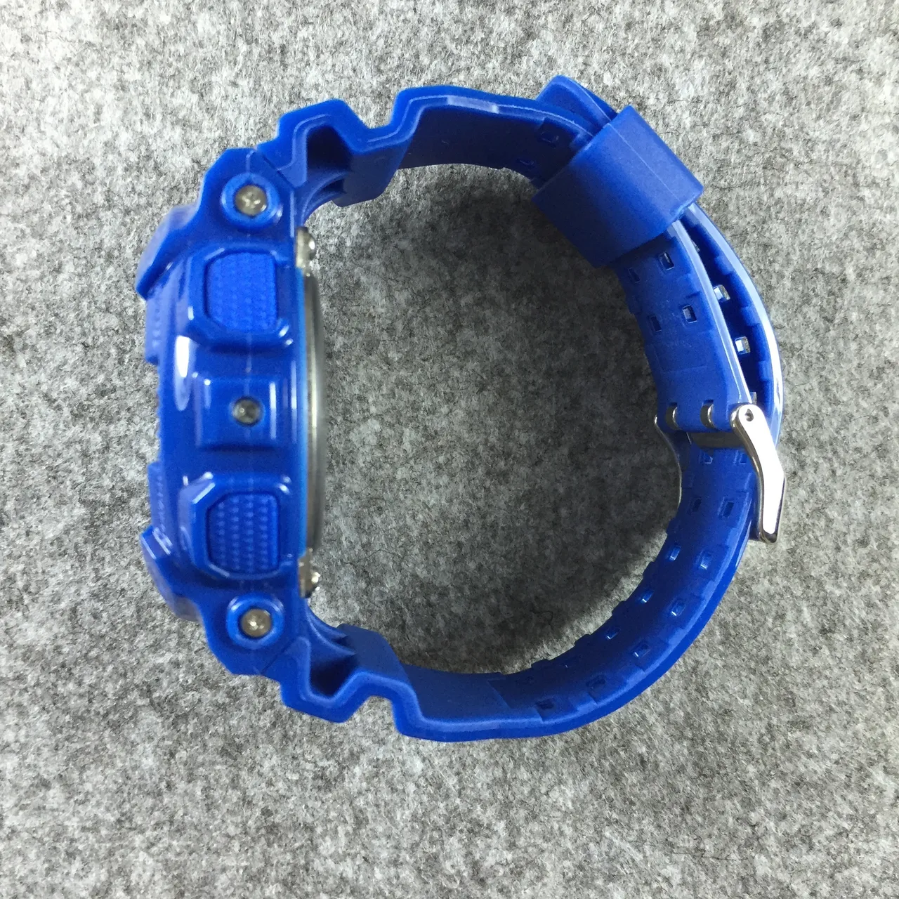 Casio G-Shock GA-110 Translucent Blue Lime Green Sports Watch 11