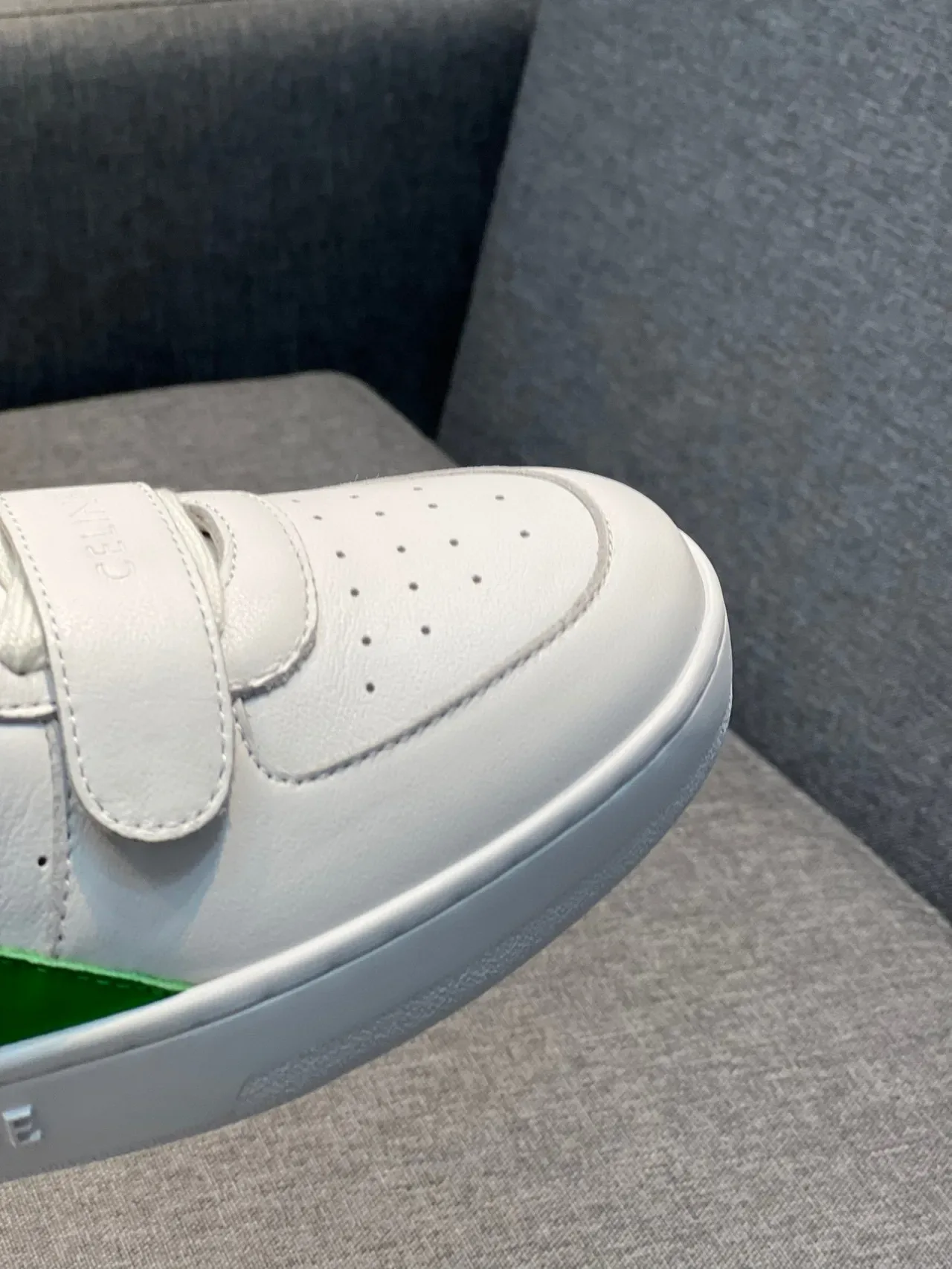 Celine CT-01 White and Green Lifestyle Sneakers 3