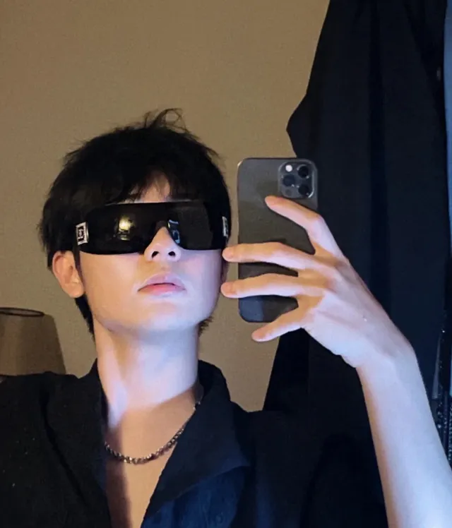 Chanel Black Silver Oversized Shield Acetate Frame Sunglasses 8