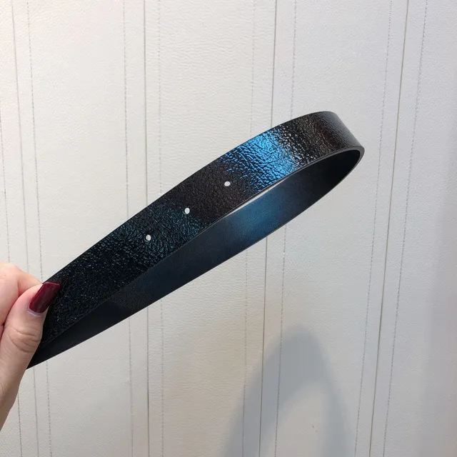 Chanel CC Belt Black Textured Leather Belt 3