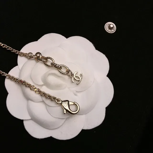 Chanel collier long perlé bleu argent chaîne multicouche Lapis Lazuli 2