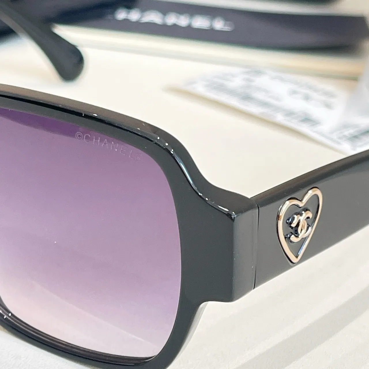 Chanel OCH3438 Square Acetate Gradient Sunglasses 5