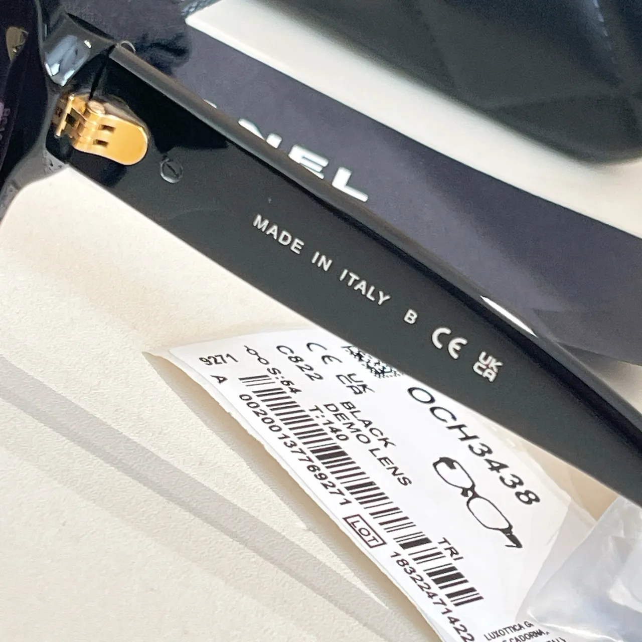 Chanel OCH3438 Square Acetate Gradient Sunglasses 6