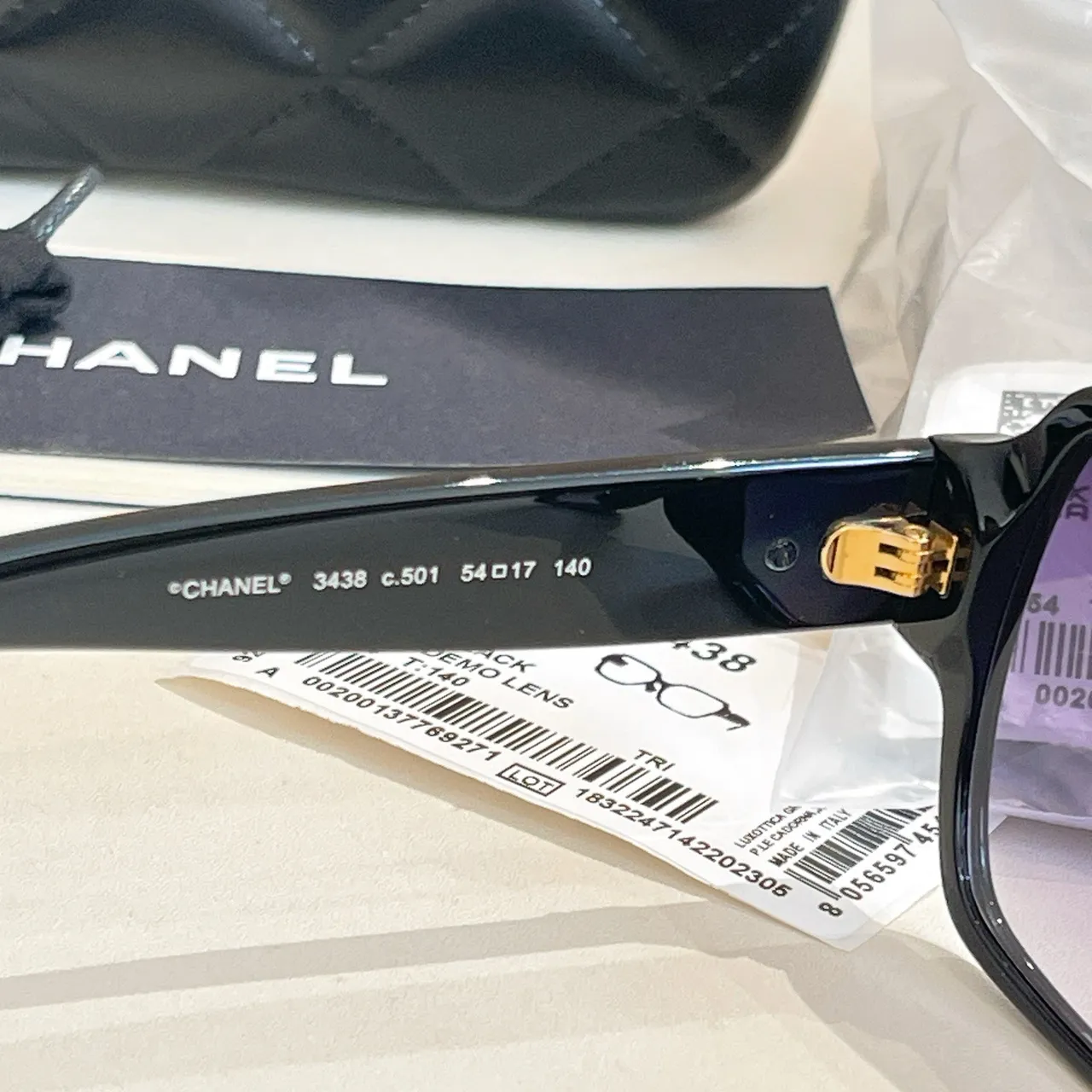 Chanel OCH3438 Square Acetate Gradient Sunglasses 7