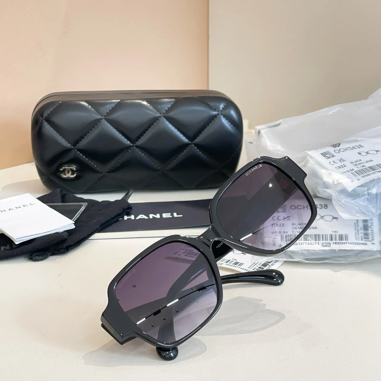 Chanel OCH3438 Square Acetate Gradient Sunglasses 9