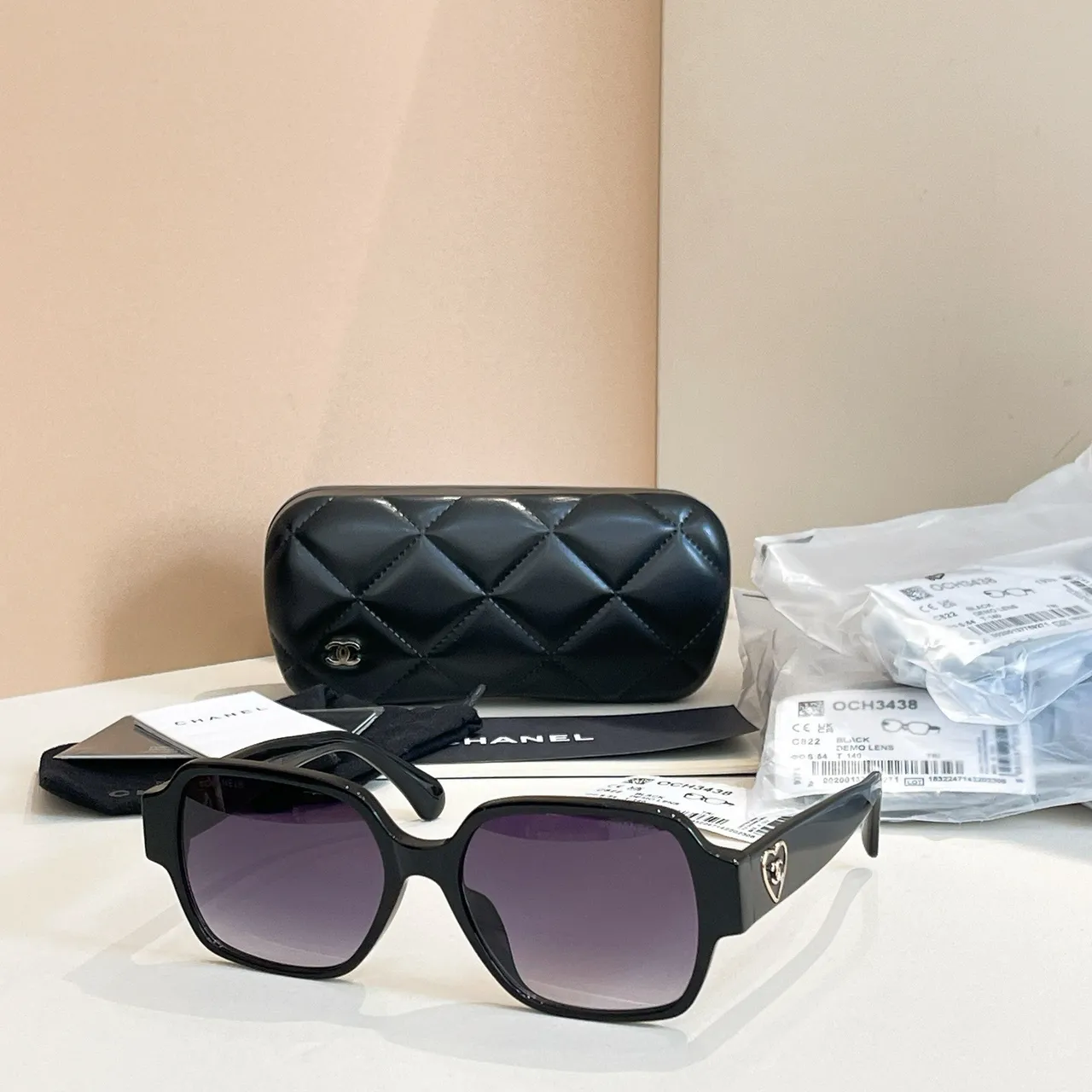 Chanel OCH3438 Square Acetate Gradient Sunglasses 10