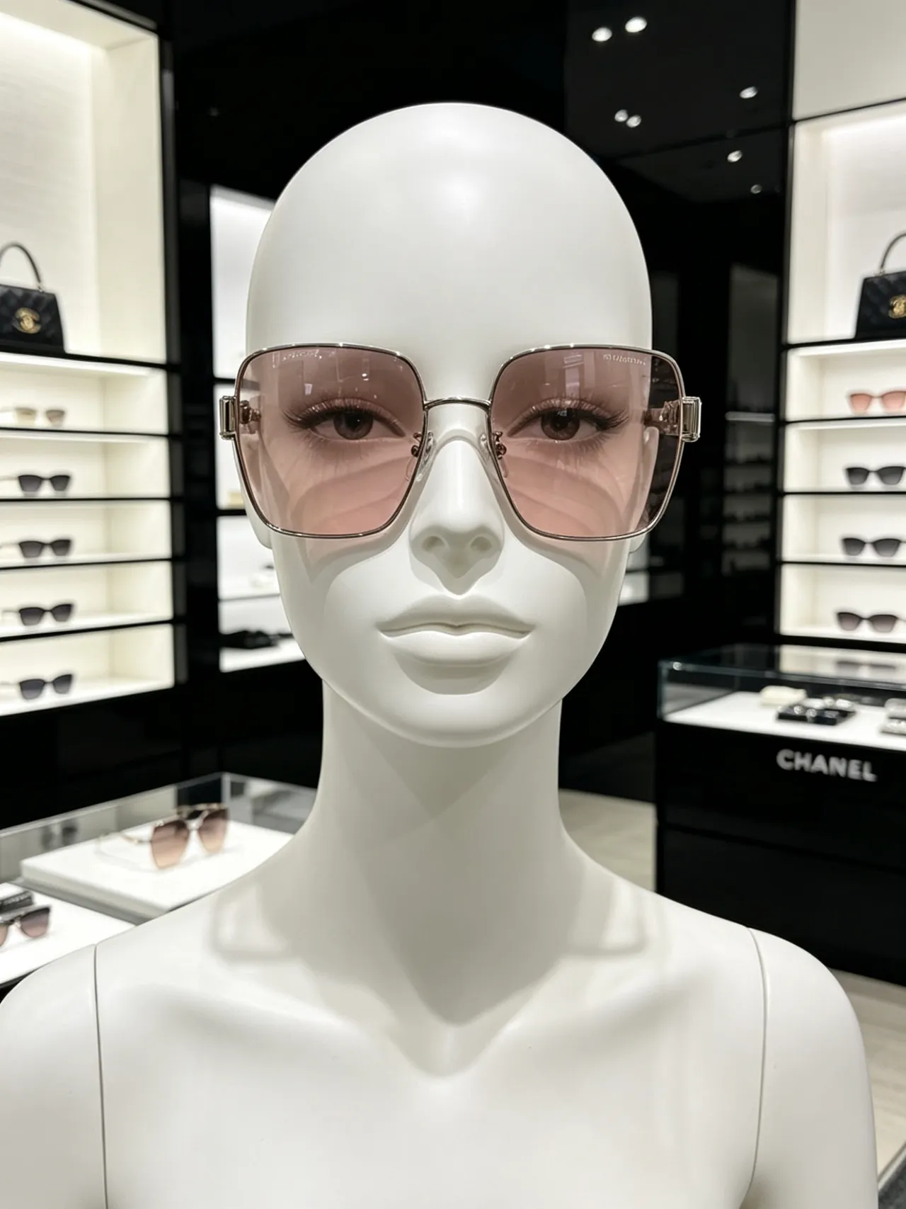 Chanel Oversized Square Gradient Brown Sunglasses 2