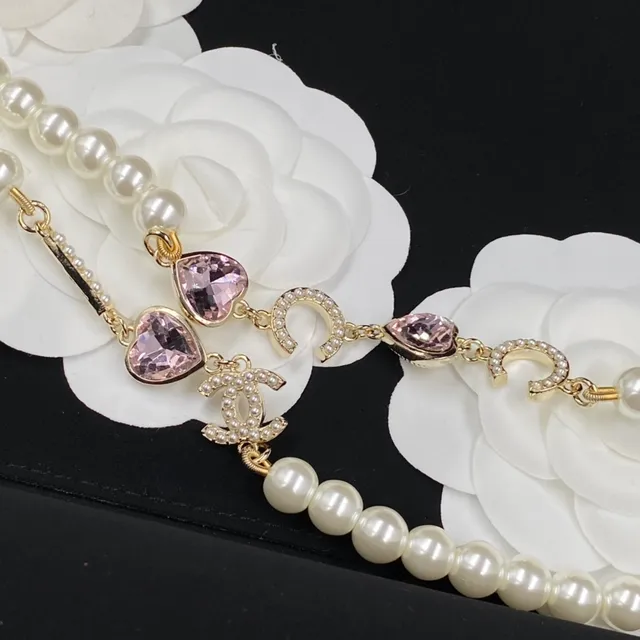 Chanel Pearl Camellia Double-Strand Necklace 3