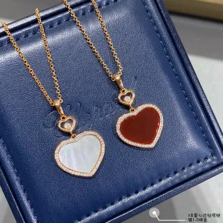 Chopard Happy Hearts Colliers pendentifs en diamant et gemmes en forme de cœur