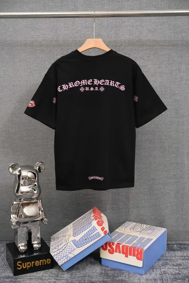 Chrome Hearts Embroidered Logo Black Oversized T-Shirt 2