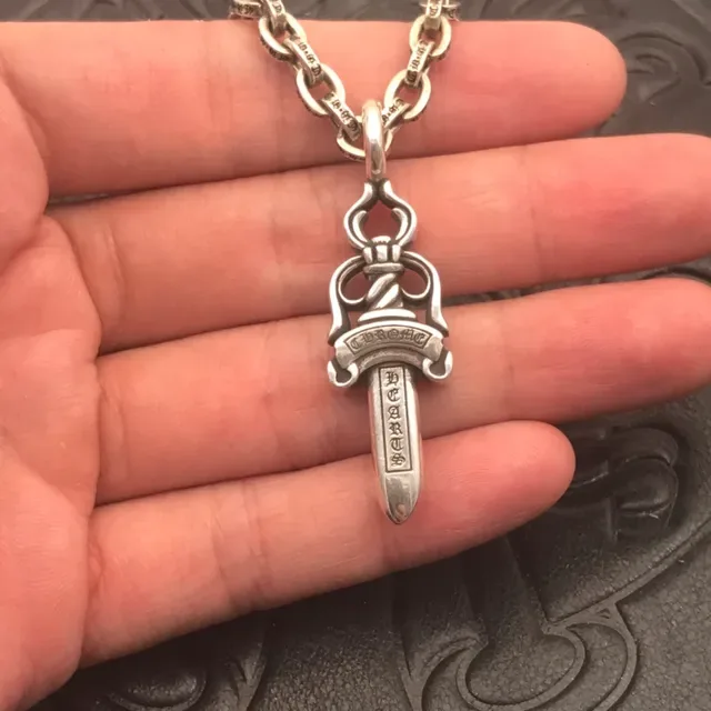 Chrome Hearts Hearts Sword Pendant Necklace 4