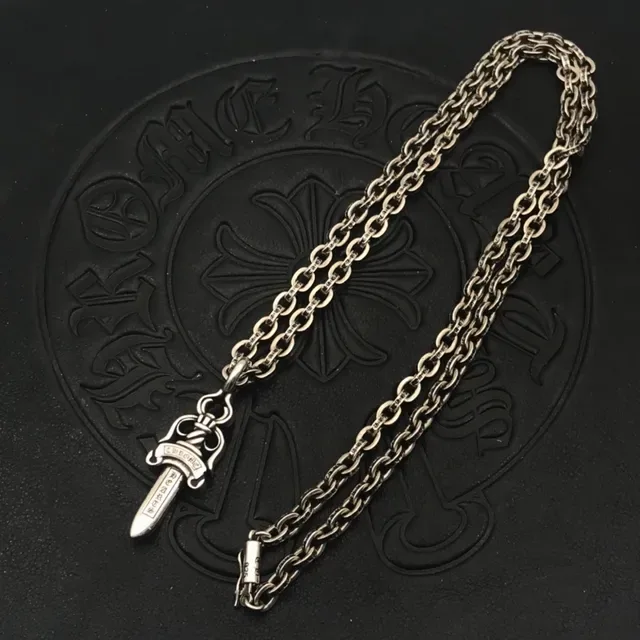 Chrome Hearts Hearts Sword Pendant Necklace 8
