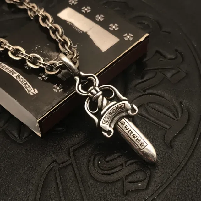 Chrome Hearts Hearts Sword Pendant Necklace 9