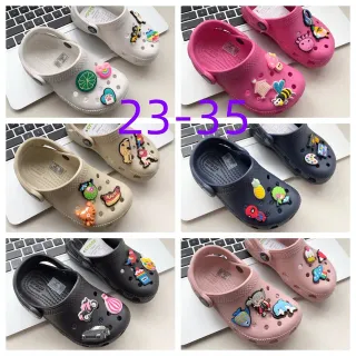 Crocs Classic Clog Crema Niños Zuecos