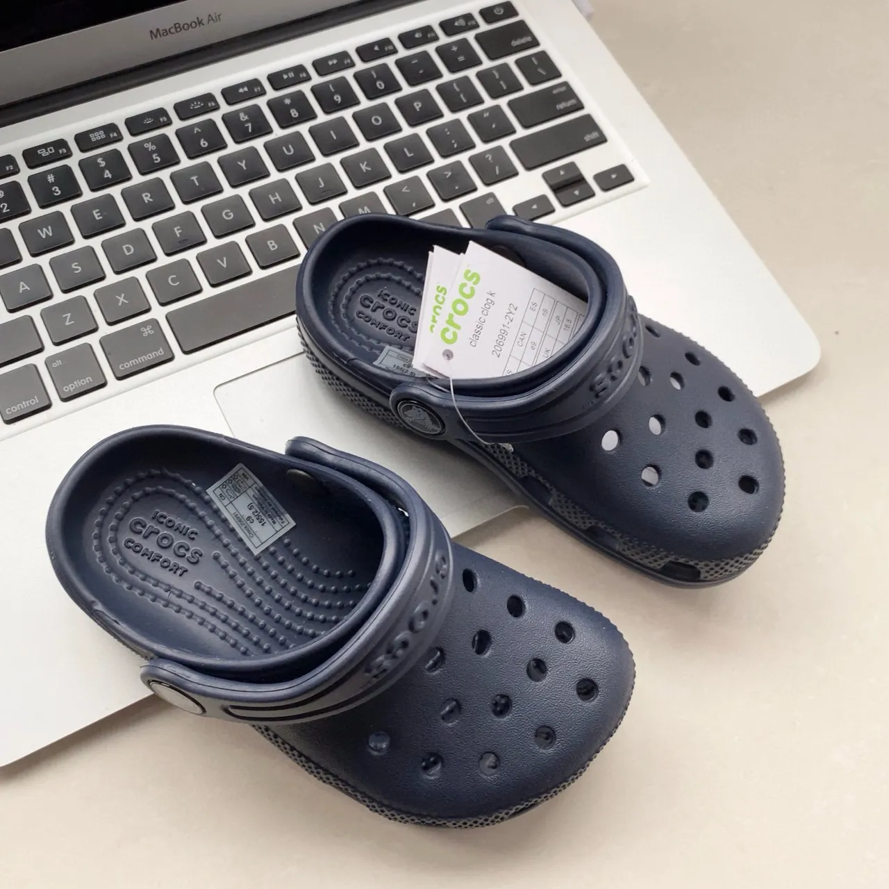 Crocs Classic Clog Cream Kids Clogs 15