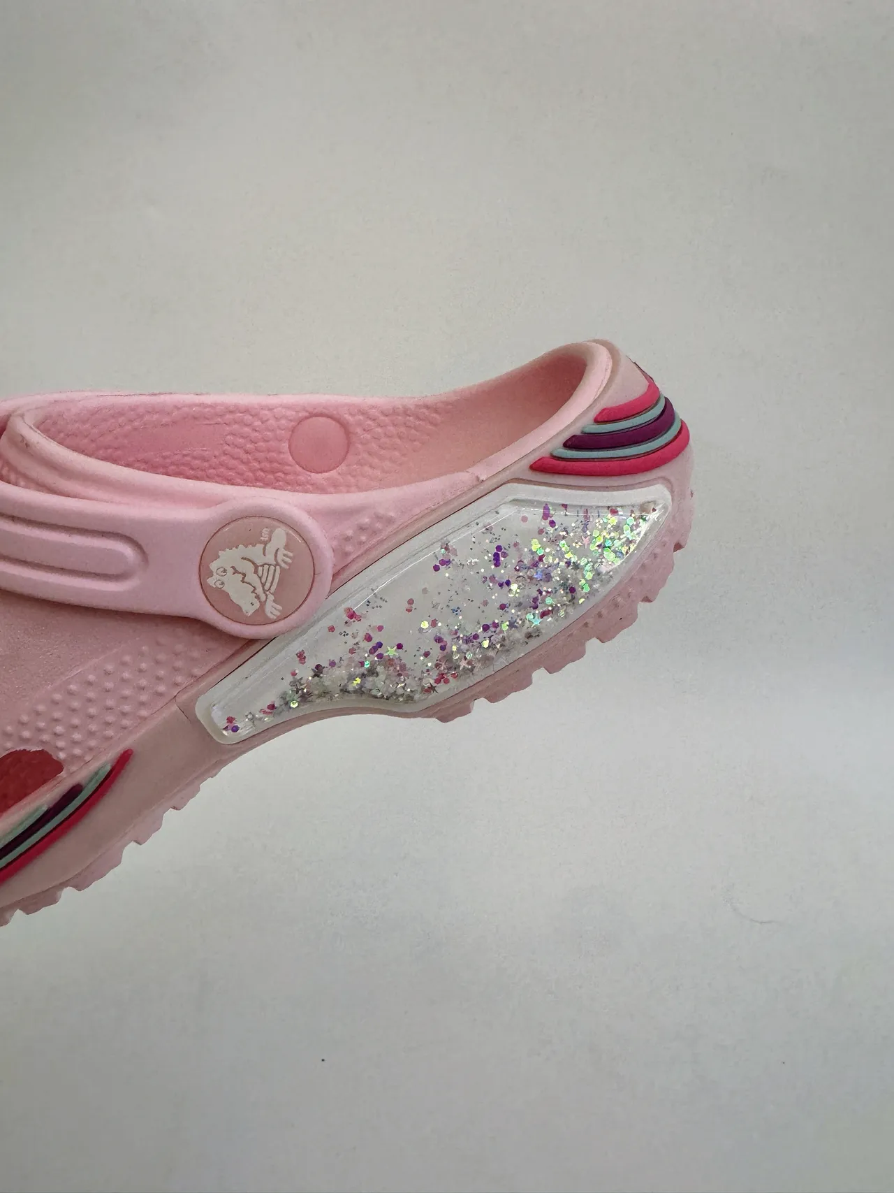 Crocs Classic Clog Rose Transparent Moulé EVA Ventilé Haut Sabot 5