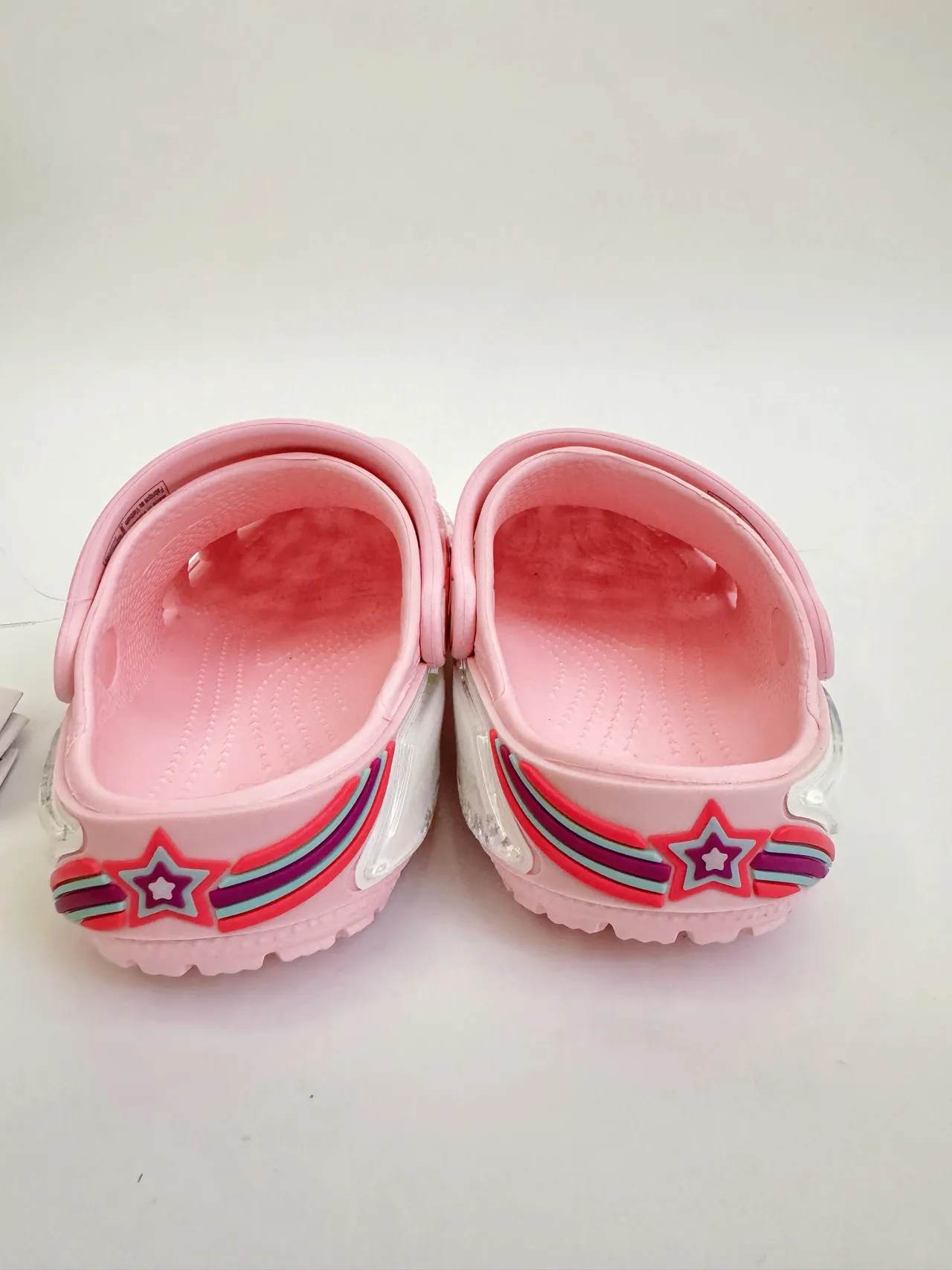 Crocs Classic Clog Rose Transparent Moulé EVA Ventilé Haut Sabot 6