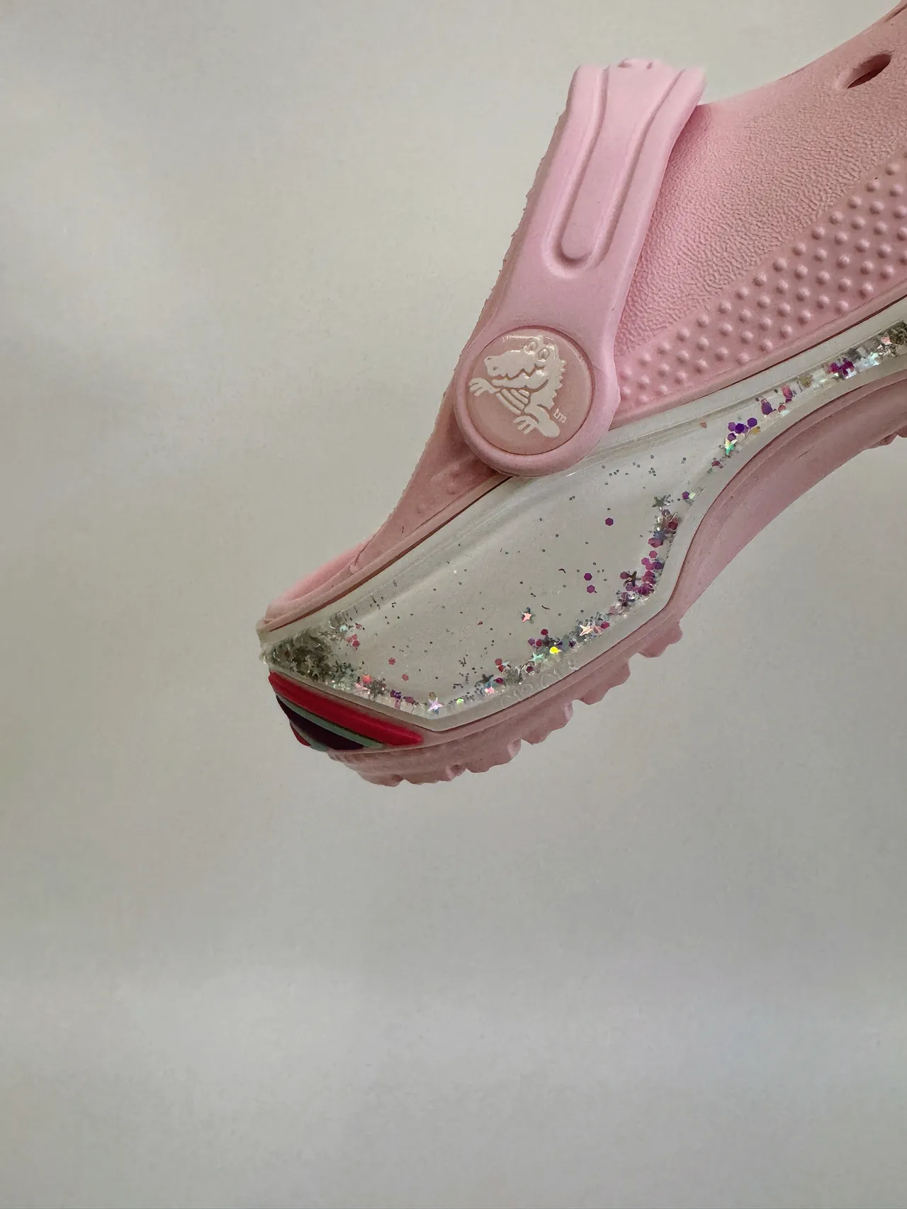 Crocs Classic Clog Rose Transparent Moulé EVA Ventilé Haut Sabot 8
