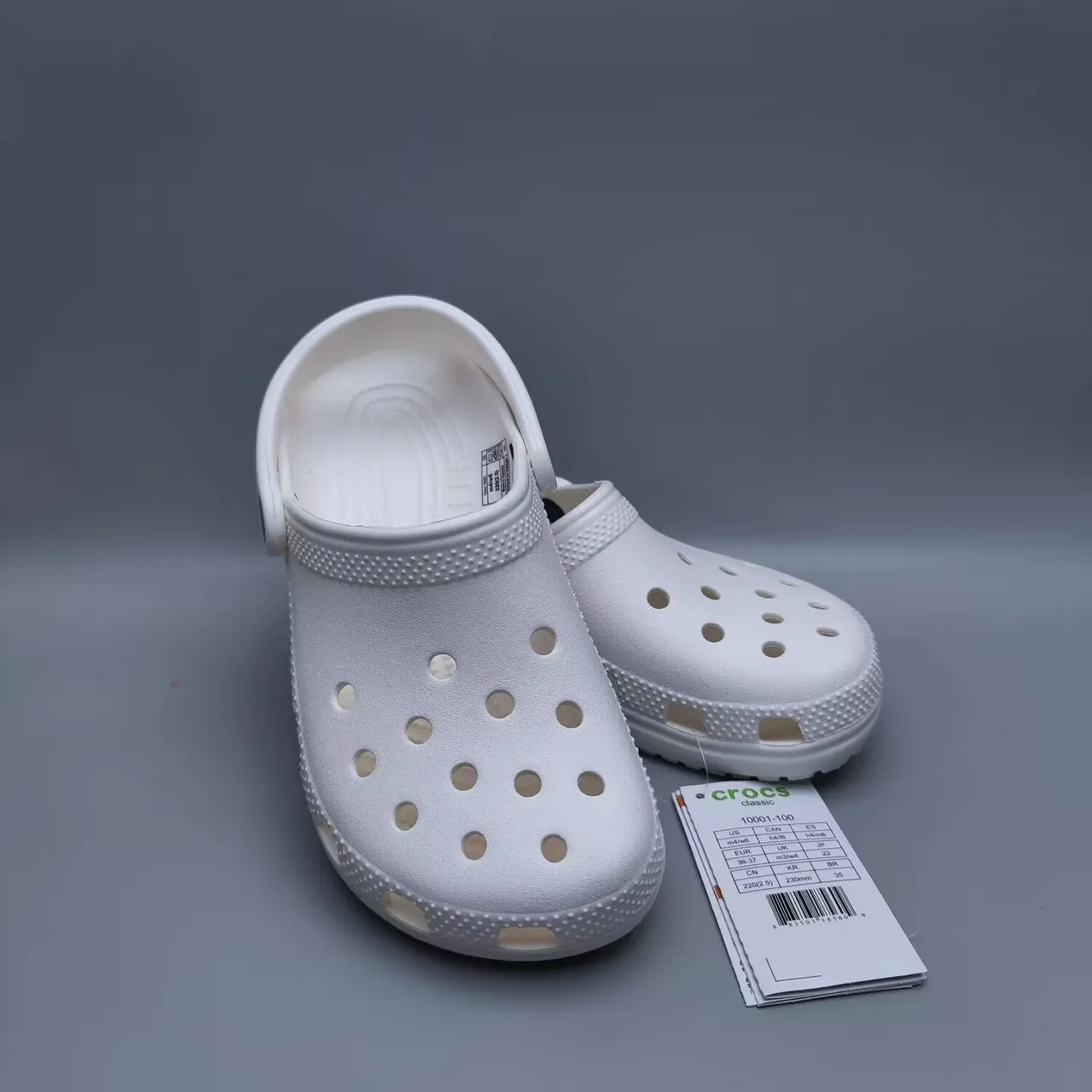 Crocs Classic Clog أبيض رغوة كلوق 10